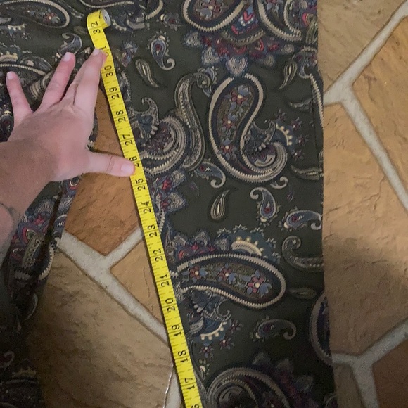 70’s Inspired Paisley Print Skinny Jegging - Picture 7 of 7